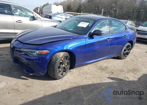 2020 Alfa Romeo Giulia Awd from USA, damaged, VIN ZARFANAN3L7632314